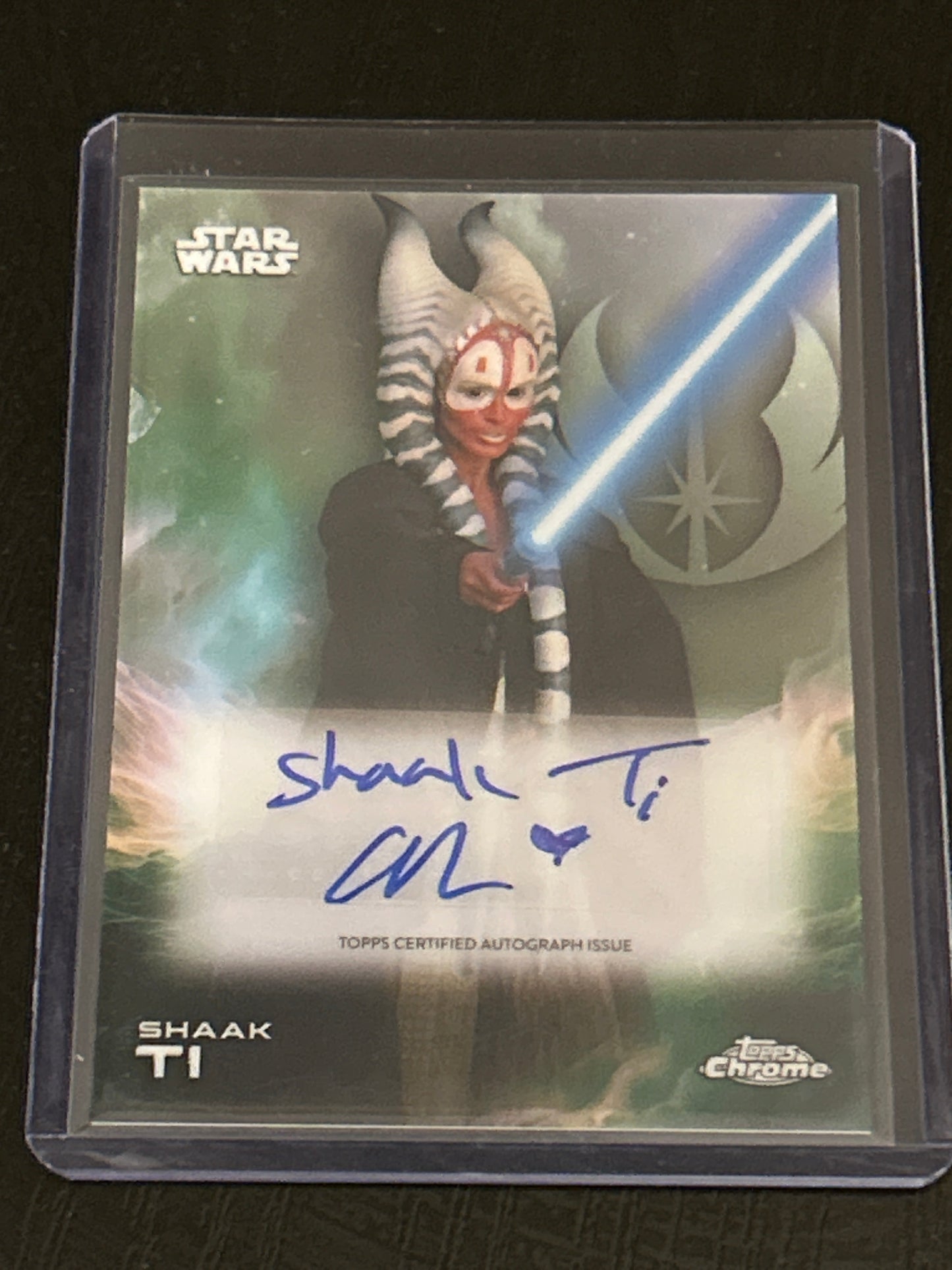 2025 Topps Chrome Star Wars Shaak Ti Refractor Auto #A-OS Orli Shoshan