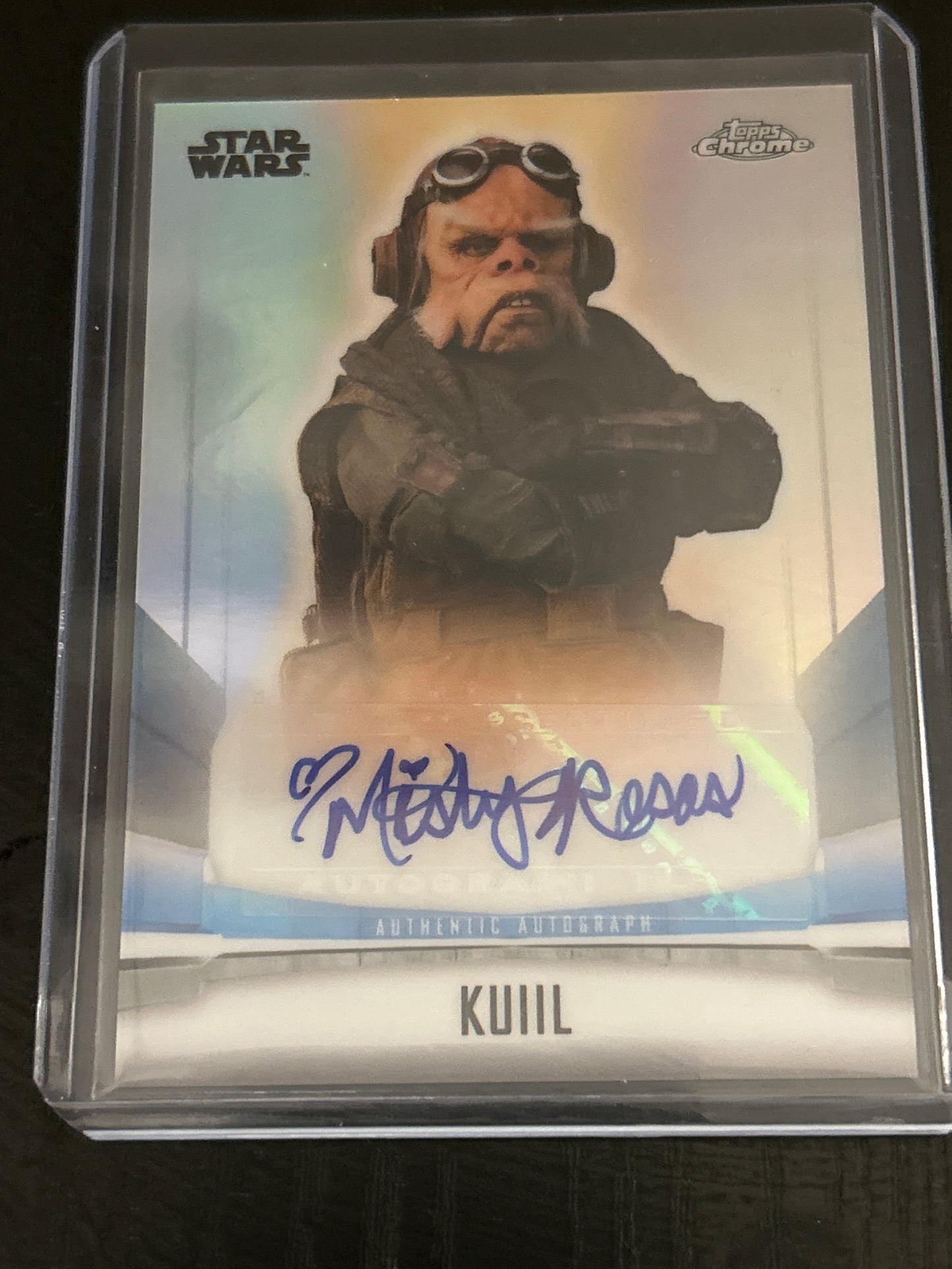 2022 Topps Chrome Star Wars Kuiil The Mandalorian Misty Rosas Auto #A-MRK